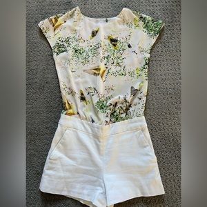 Ted Baker Butterfly shorts romper sz0